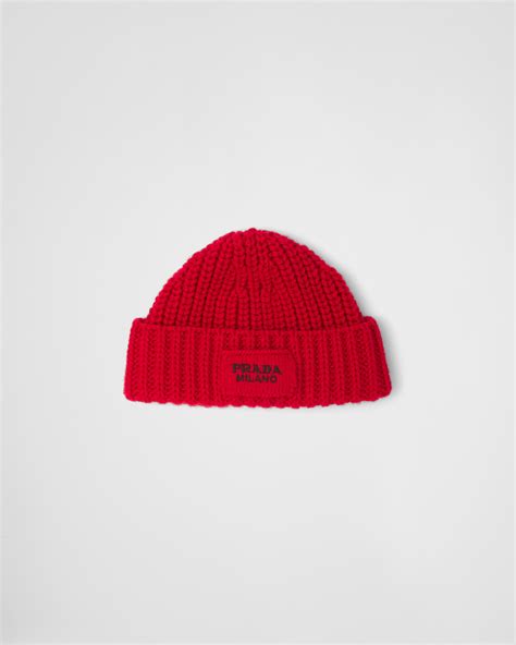 red prada beanie|prada beanie women.